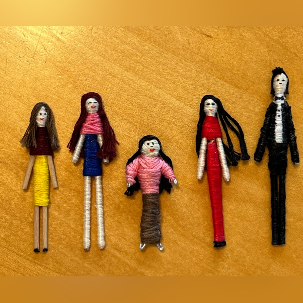 Worry Dolls / Toothpick Dolls / Paperclip Doll - Picture 5 of 15